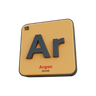 free 3d chemical element sign 