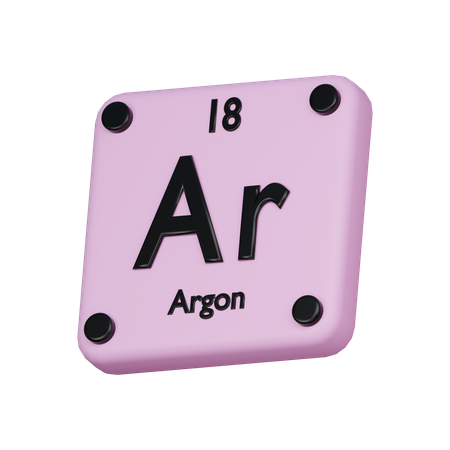 Argônio  3D Icon