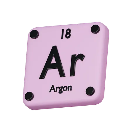 Argônio  3D Icon