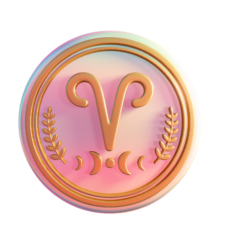 Aries Zodiac Sign  3D Icon