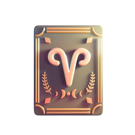 Aries Zodiac Sign  3D Icon