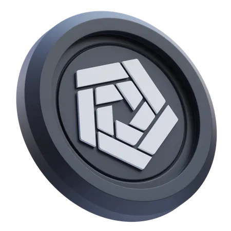 Criptomoneda Arkham  3D Icon