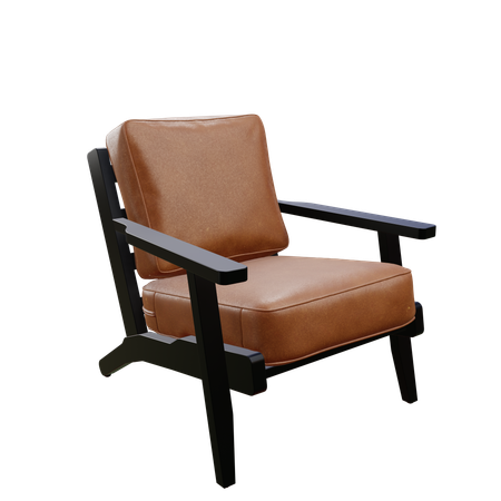 Arm chair  3D Icon