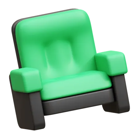 Arm Chair  3D Icon