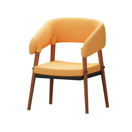 Arm chair 3D Icon