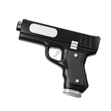 Pistola  3D Icon