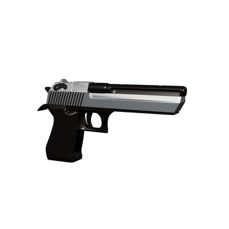 Pistola  3D Icon