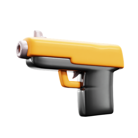 Pistola  3D Icon