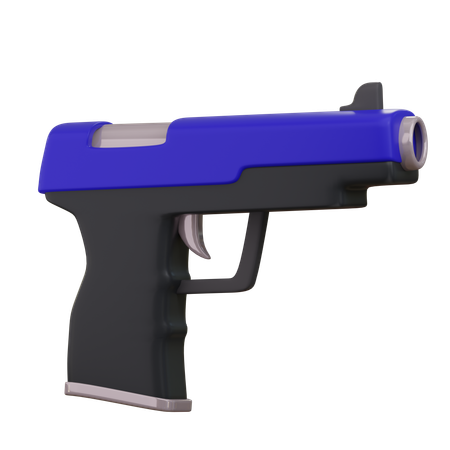 Pistola  3D Icon