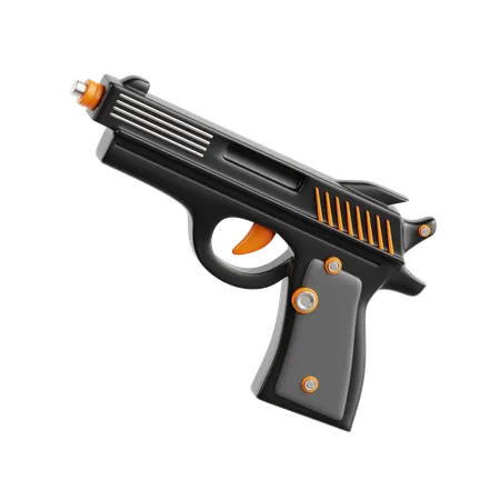 Pistola  3D Icon