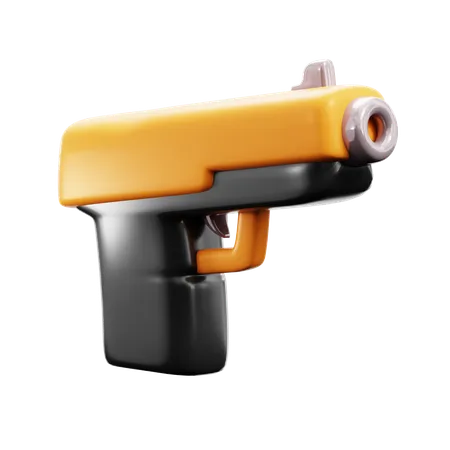 Pistola  3D Icon