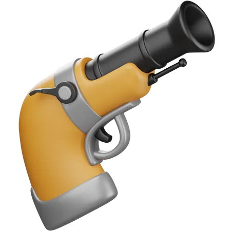 Pistola  3D Icon