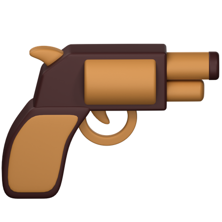 Pistola  3D Icon