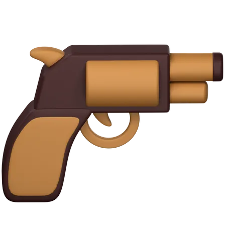 Pistola  3D Icon