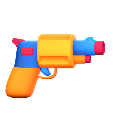 Pistola  3D Icon