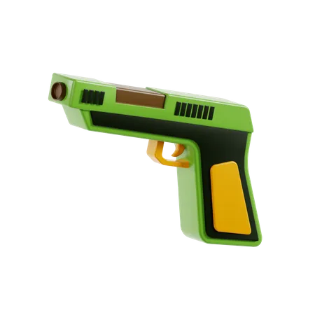 Pistola  3D Icon