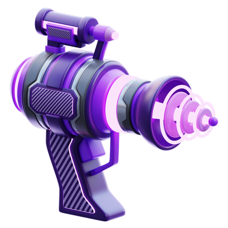 Arma a laser  3D Icon
