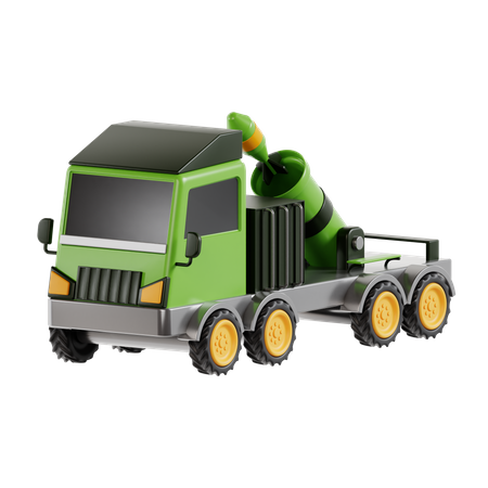Arma de artilharia  3D Icon