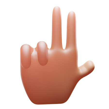 Arma de dedo  3D Icon
