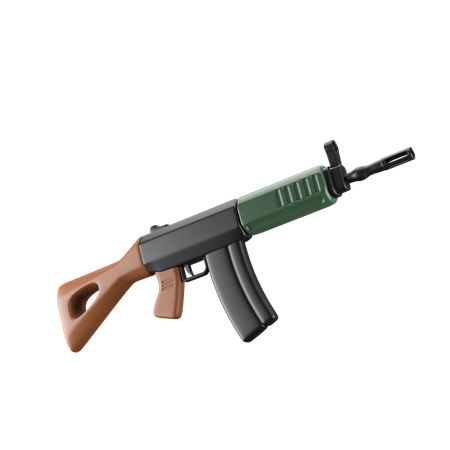 Arma de fogo  3D Icon