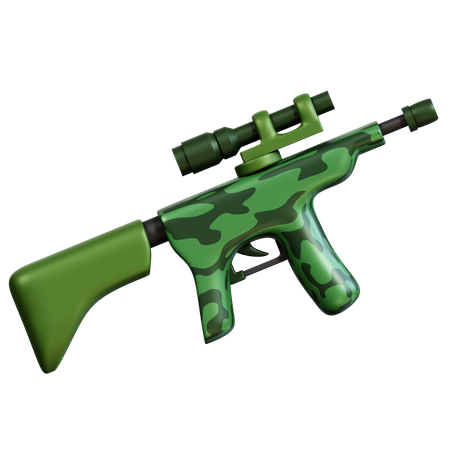 Arma de fogo  3D Icon