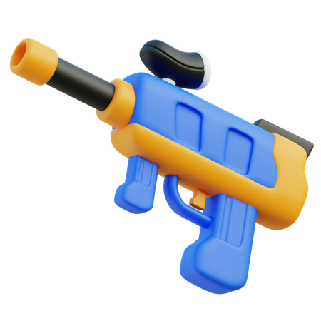 Arma de paintball  3D Icon