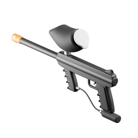 Arma de paintball  3D Icon