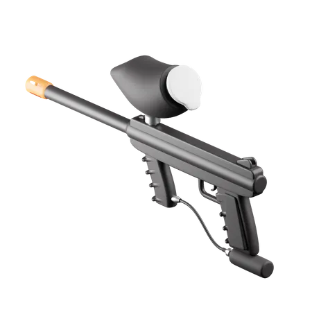 Arma de paintball  3D Icon