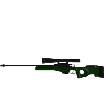 Arma de tiro  3D Icon