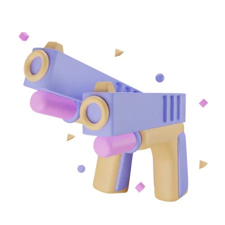 Arma do metaverso  3D Icon