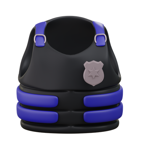 Armadura policial  3D Icon