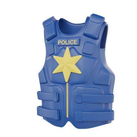 Armadura policial  3D Icon