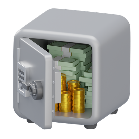 Armário do banco  3D Icon