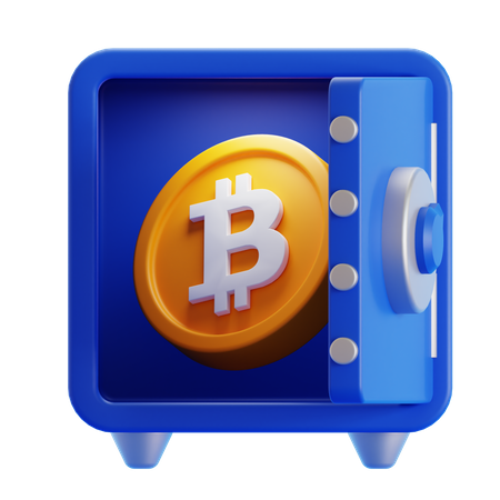 Armário de bitcoin  3D Icon