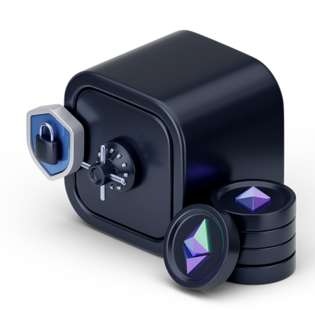 Armário criptográfico  3D Icon