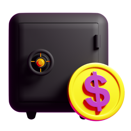 Armário de dinheiro  3D Icon