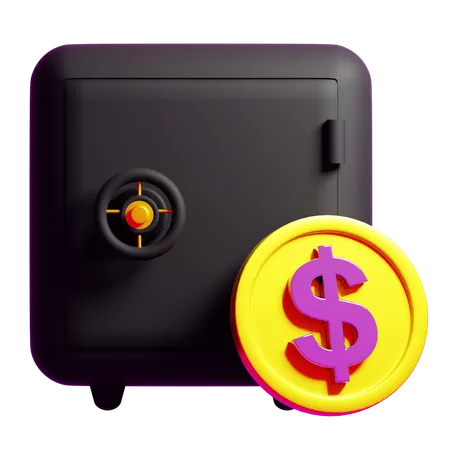 Armário de dinheiro  3D Icon