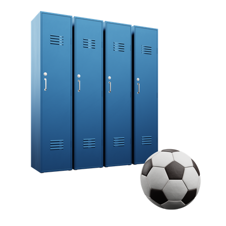 Armário de futebol  3D Icon