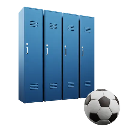 Armário de futebol  3D Icon