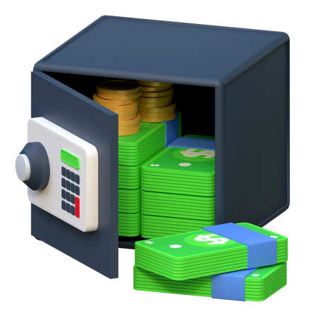 Armário do banco  3D Icon
