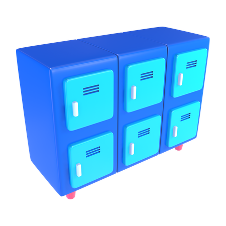 Armários de aluguel  3D Icon