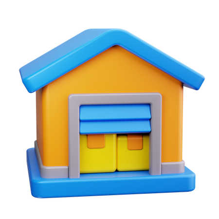 Armazém  3D Icon