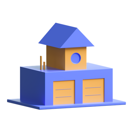 Armazém  3D Illustration