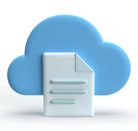 Armazenamento de arquivo  3D Icon