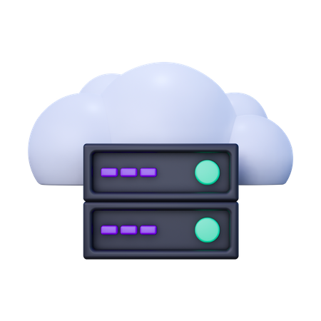 Armazenamento na núvem  3D Icon