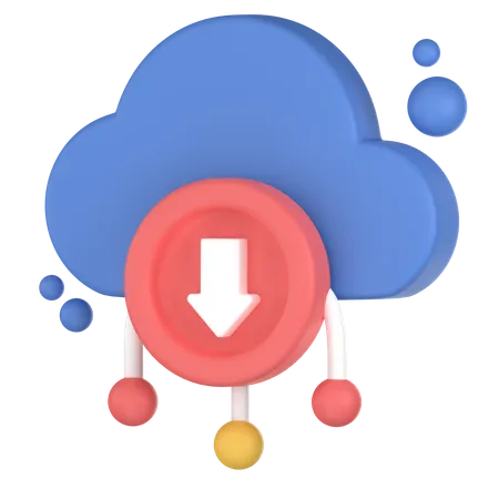 Armazenamento em nuvem desativado  3D Icon