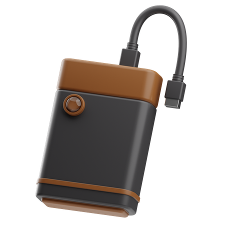 Armazenamento SSD  3D Icon