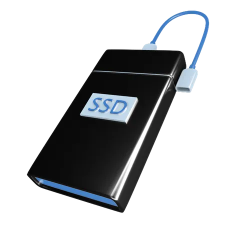 Armazenamento SSD  3D Icon