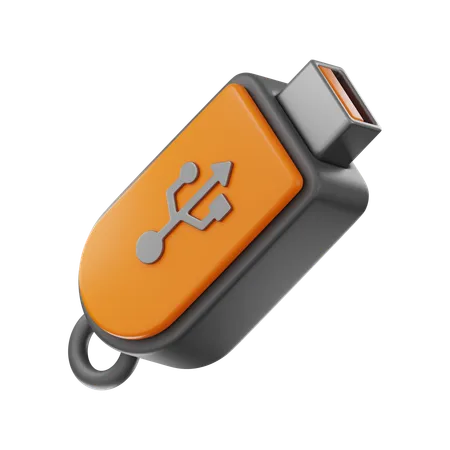 Armazenamento USB  3D Icon