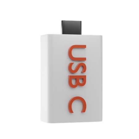 Armazenamento usb c  3D Icon